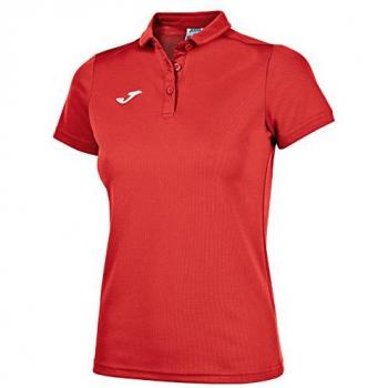 Joma Hobby Women's Short Sleeve Red Polo Shirt