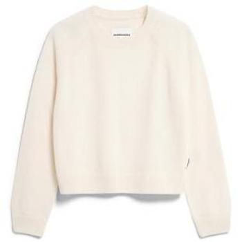 Armedangels Women's Loose Fit Diliriaa Crew Neck Sweater in Offwhite, Size M