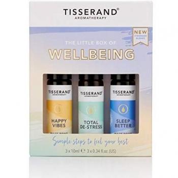 Caja de Bienestar Tisserand Aromaterapia - 3 x 10 ml (Aceites Esenciales Naturales)