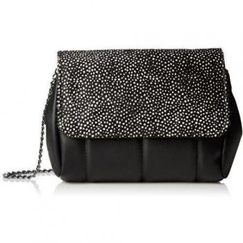 Cortefiel Miniprint Bag - Bolso para mujer, color negro