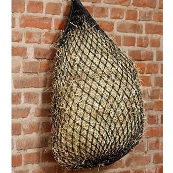Red de Heno Waldhausen Deluxe, 130 cm, malla 3.5x3.5 cm, color negro