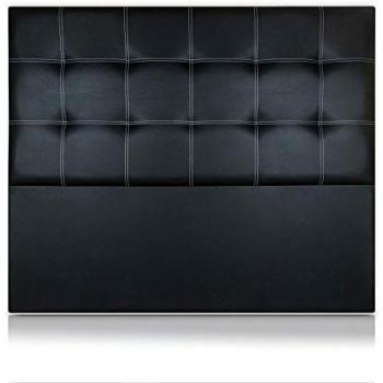 Cabecero Tritón Tapizado en Polipiel Negro 160x120cm de SonnoMattress
