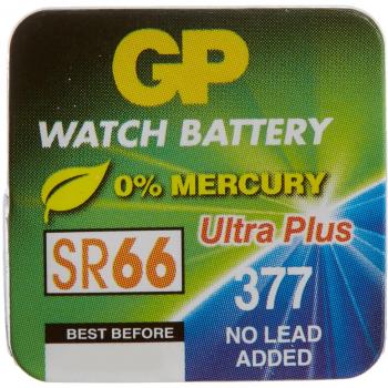 GP Batteries Silver Oxide Cell 377 Single-Use Battery SR66 Óxido de Plata 1,55 V - Pilas