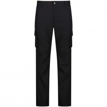 Pantalón de Trekking CMP Zip Off para Hombre - Convertibles, Color Negro, Talla 2XL