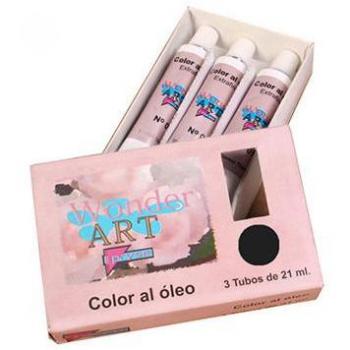 Pryse 6250066 Pintura al Óleo, Tubo de 21 ml, Color Negro