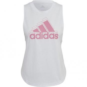Camiseta para Mujer sin Mangas Adidas AEROREADY Racerback Blanco