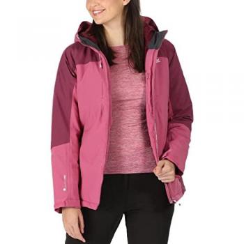 Chaqueta acolchada de mujer Regatta Highton III rosa con stretch