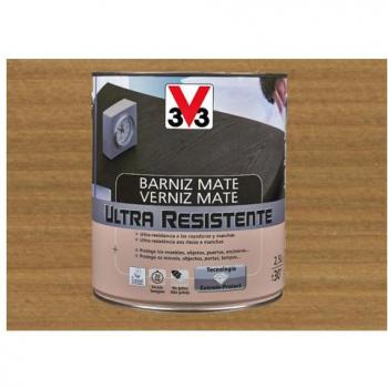 BARNIZ INTERIOR ULTRA RESISTENTE MATE 750ML ROBLE OSCURO