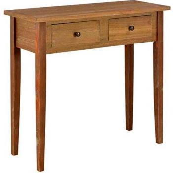 SengentoStyle Bijzettafel 79x30x74 cm hout bruin