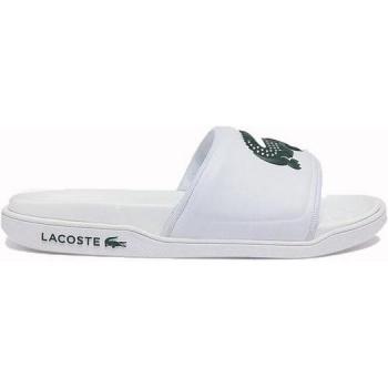 Chanclas Lacoste Croco Dualiste Blanco Mujer