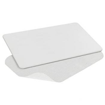 Alfombra de baño antideslizante Simi, diatomita, 39x60 cm, blanca