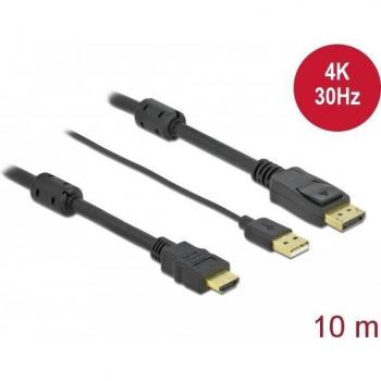 Cable HDMI a DisplayPort 4K 30Hz 10m