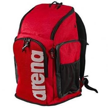 Arena Team Backpack 45L - Unisex Sports Rucksack in Team Red Melange