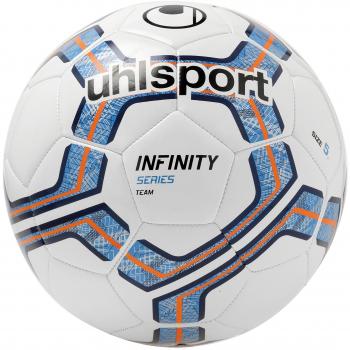 Uhlsport Infinity Team Balones de Fútbol, Unisex, Blanco/Azul Marino/Rojo