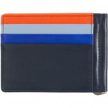 Dudu - Cartera pequeña de hombre de piel con pinza para billetes, billetera con clip de dinero, cuero, titular de la tarjeta de crédito, diseño slim