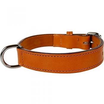 Collar Doble de Cuero Natural para Perros Zolux 60 cm