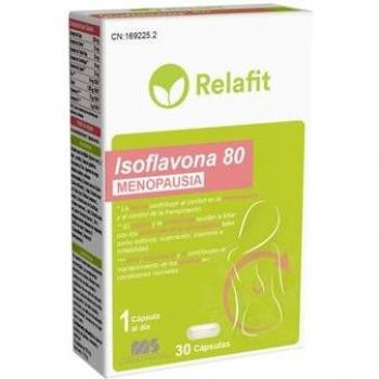 Relafit Isoflavona 80 Extracto de Soja 30 cápsulas