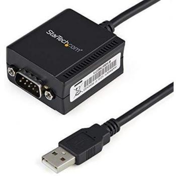 STARTECH.COM ICUSB2321F - 1 Port FTDI USB to Serial RS232 Adapter Cable with COM Retention 1 Port USB to Serial Cable