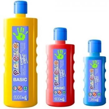 Pintura de dedos Playcolor Finger Paint Basic 500 ml amarillo