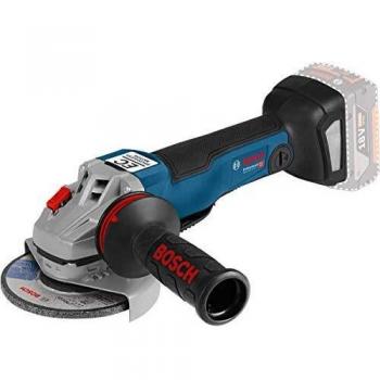 Bosch Professional GWS 18V-10 PC Amoladora angular a batería, sin batería, 9000 rpm, disco diámetro 125 mm, motor EC, en caja, 18 V
