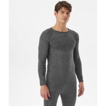 Camiseta de manga larga para hombre Millet DRYN WARM LS M (ANTHRACITE GREY)