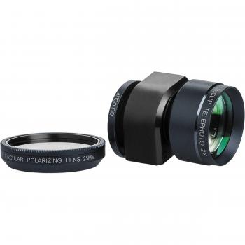 Olloclip OCEU-IPH5-TCP-B - Lente Telephoto + polarizador circular para Apple iPhone 5/5S