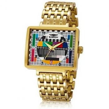 Bobroff BF0036 Women's Quartz Watch - 36mm Stainless Steel Bracelet, Water Resistant