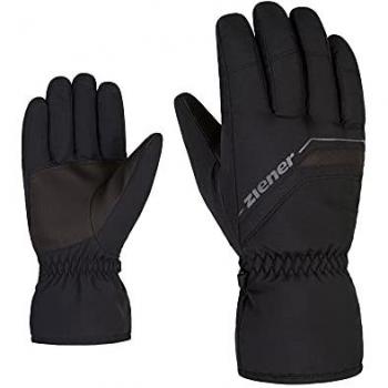 Guantes de esquí Ziener Grumas para hombre, color negro, talla 8.5