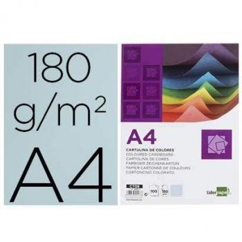 Cartulina A4 180g/m2 Celeste