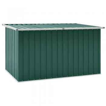 Caja de almacenamiento de jardín verde 171x99x93 cm
