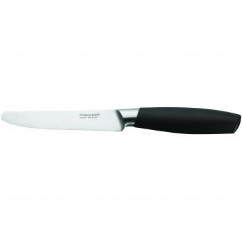 Fiskars Cuchillo para tomates, Diseño elegante, Longitud total: 23 cm, Acero de calidad/Plástico, Functional Form+, 1016014