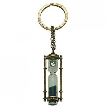 Llavero 3D Abystyle Dragon Ball Cápsula Roja; Llavero 3D Abystyle Harry Potter Reloj de Arena Slytherin