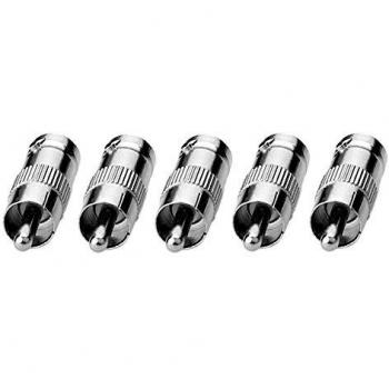 BNC Hembra a RCA Conector convertidor Adaptador de Audio Video para la Vigilancia CCTV 5 Unidades