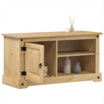 Mueble de TV Corona 100x37x52 cm de madera maciza de pino