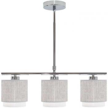 Lámpara Kenya 3xE14 gris/blanco 56x14 cm