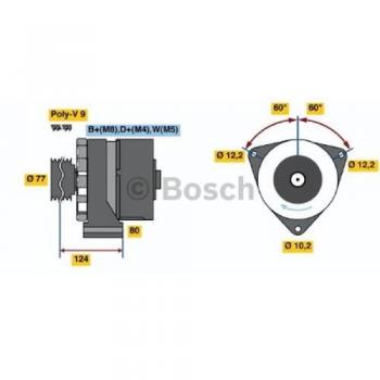 Alternador Generador BOSCH 0 986 041 030