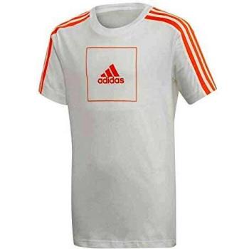 adidas JB A AAC tee Camiseta de Manga Corta, Niños, White/White/App Solar Red, 1516