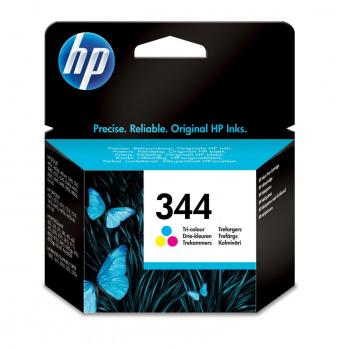 Cartucho de tinta Hewlett Packard HP 344 Tricolor (C9363E) para impresoras modelos 325, 375, 2350, 2610, 2710, 5740, 6210, 652