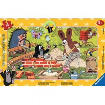 Puzzle Infantil Marco 15 Piezas - El Pequeño Topo y sus Amigos Ravensburger