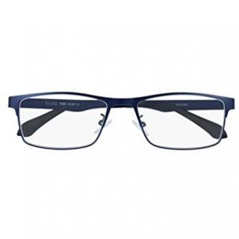 Gafas de Lectura Silac Blue Metal 7306 - Rectangulares - Dioptrías +2.75 - Ligeras, Cómodas y Resistentes - Color Azul para Hombres