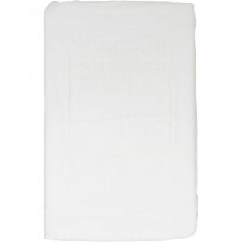 Sábana bajera ajustable de capazo color blanco 100% algodón 40 x 80 cm Babyline Basic