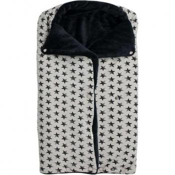 Saco Polar para Capazo de Bebé Jyoko - Abrigado en Invierno con forro polar, modelo Dark Sky