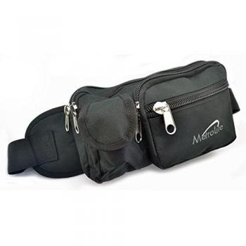 Para hombre bolsa de cintura de lona
