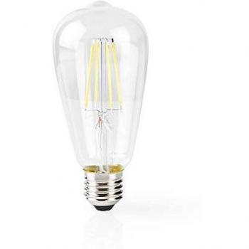 NEDIS - Bombilla LED Wi-Fi Inteligente de Filamento - ST64-500 LM - 5 W - E27