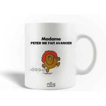 Taza de Cerámica Madame - Estándar - 30cl - Blanca - Apta para Lavavajillas