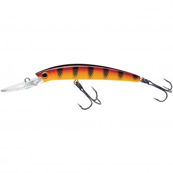 Yo-Zuri Crystal Minnow Deep Diver Walleye Flotante señuelo, 5 1/4 , Caliente Perca