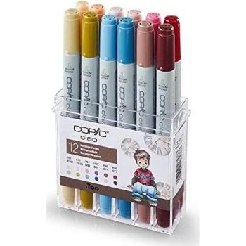 Copic Ciao 22075703 - Juego de 12 unidades, colores vintage