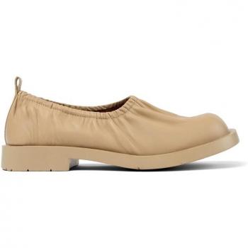 Camperlab Unisex Beige Leather Ballerinas Size 41