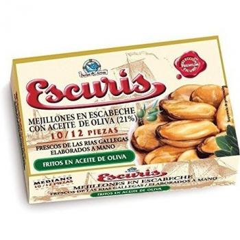 MEJILLONES ESCURIS EN ESCABECHE 10/12 R-120