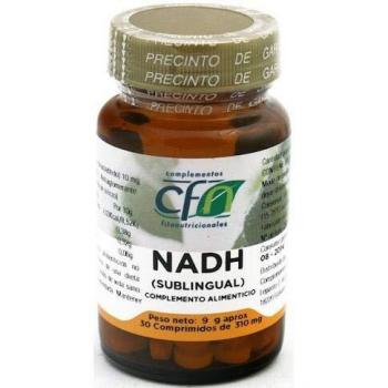 NADH Sublingual 10mg, Paquete de 30 Comprimidos - CFN